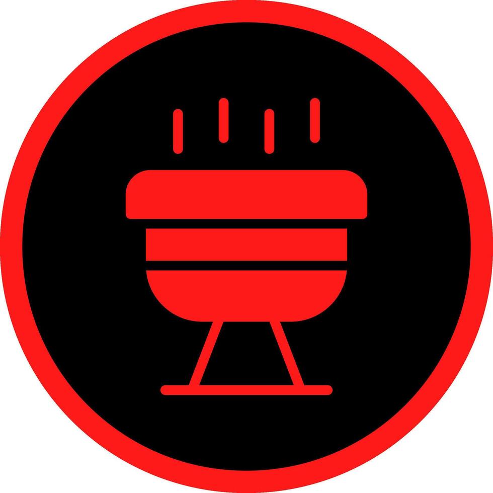 BBQ kreatives Icon-Design vektor