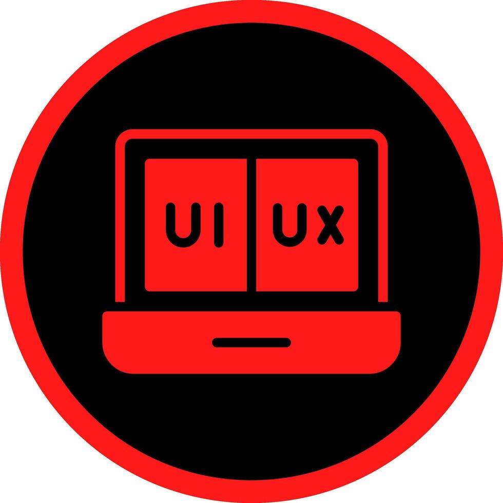 ui ux kreativ Symbol Design vektor