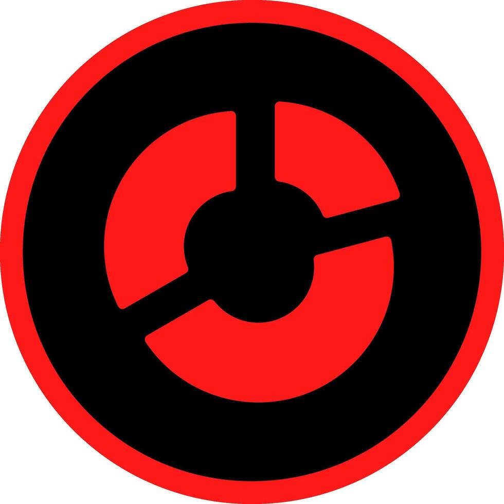 glyf röd ikoner design vektor