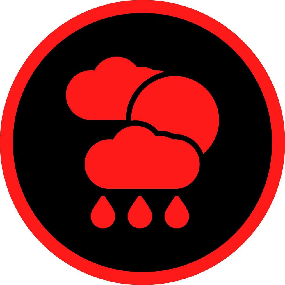 Wetter Prognose kreativ Symbol Design vektor