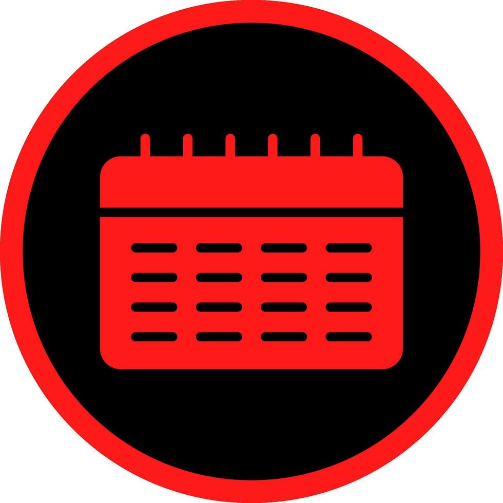 Kalender kreatives Icon-Design vektor