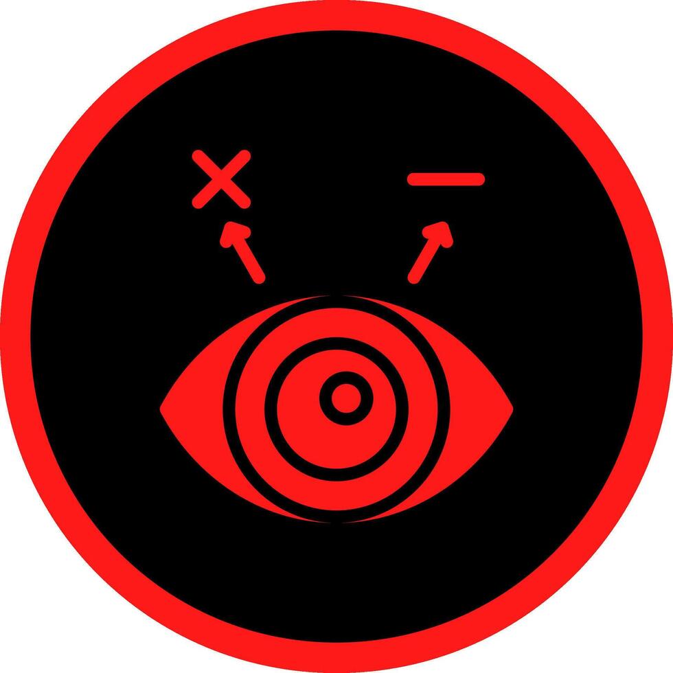 Stereo Vision kreativ Symbol Design vektor