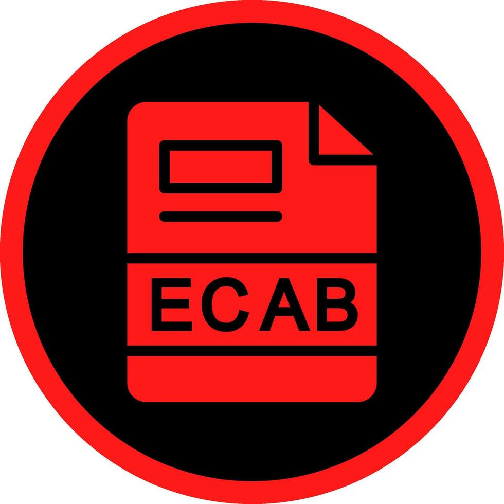 ecab kreativ ikon design vektor