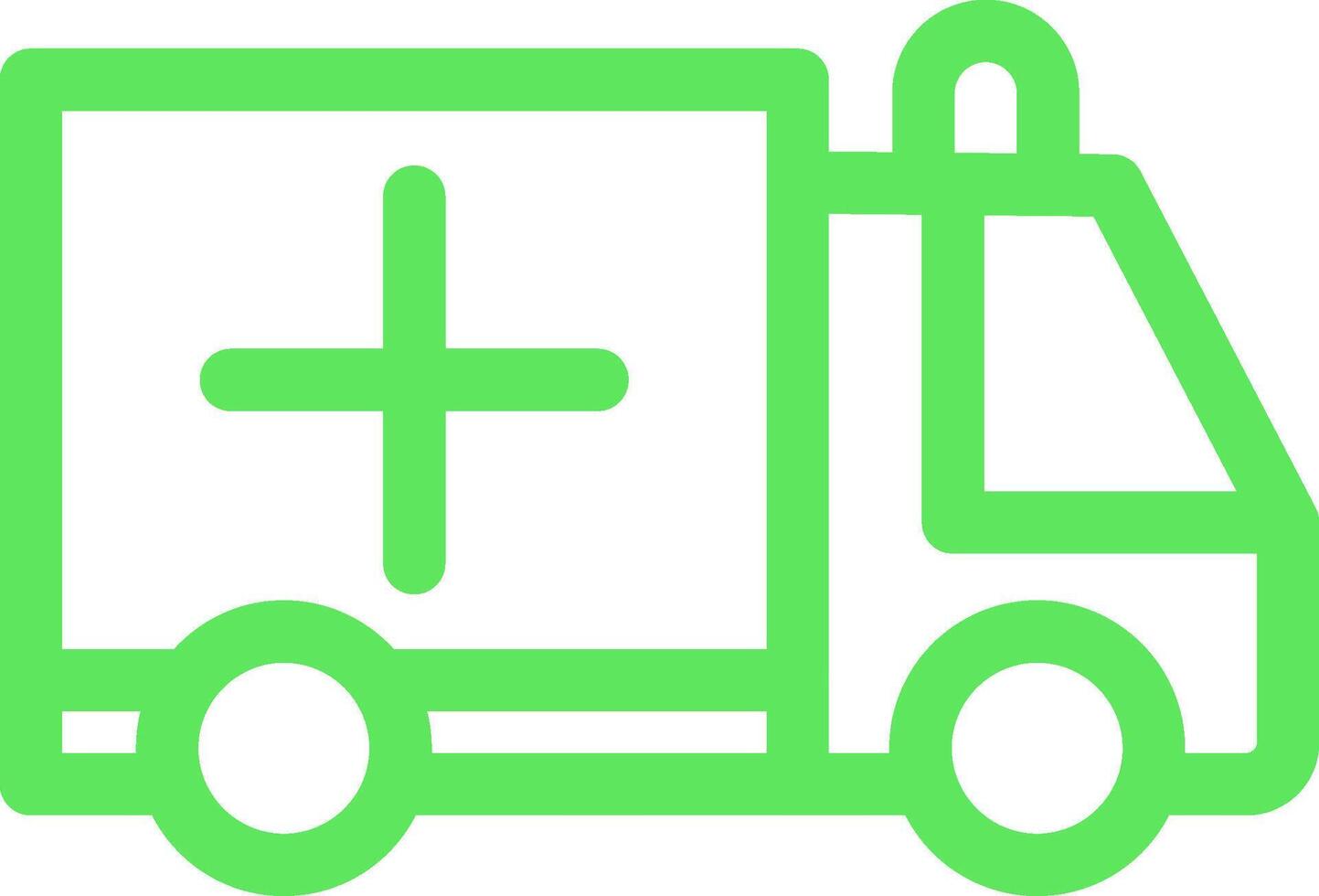 Krankenwagen kreatives Icon-Design vektor