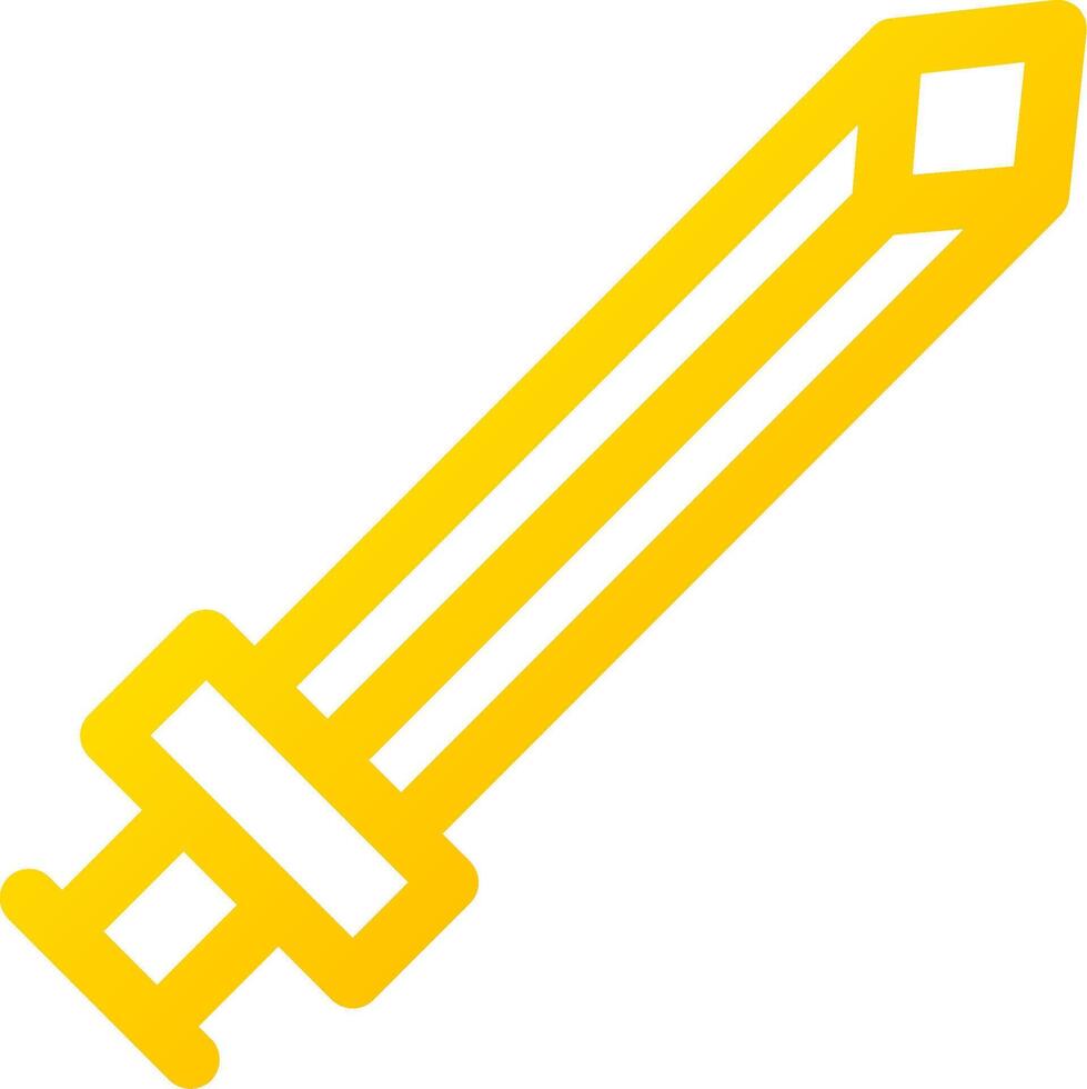 Schwert kreatives Icon-Design vektor