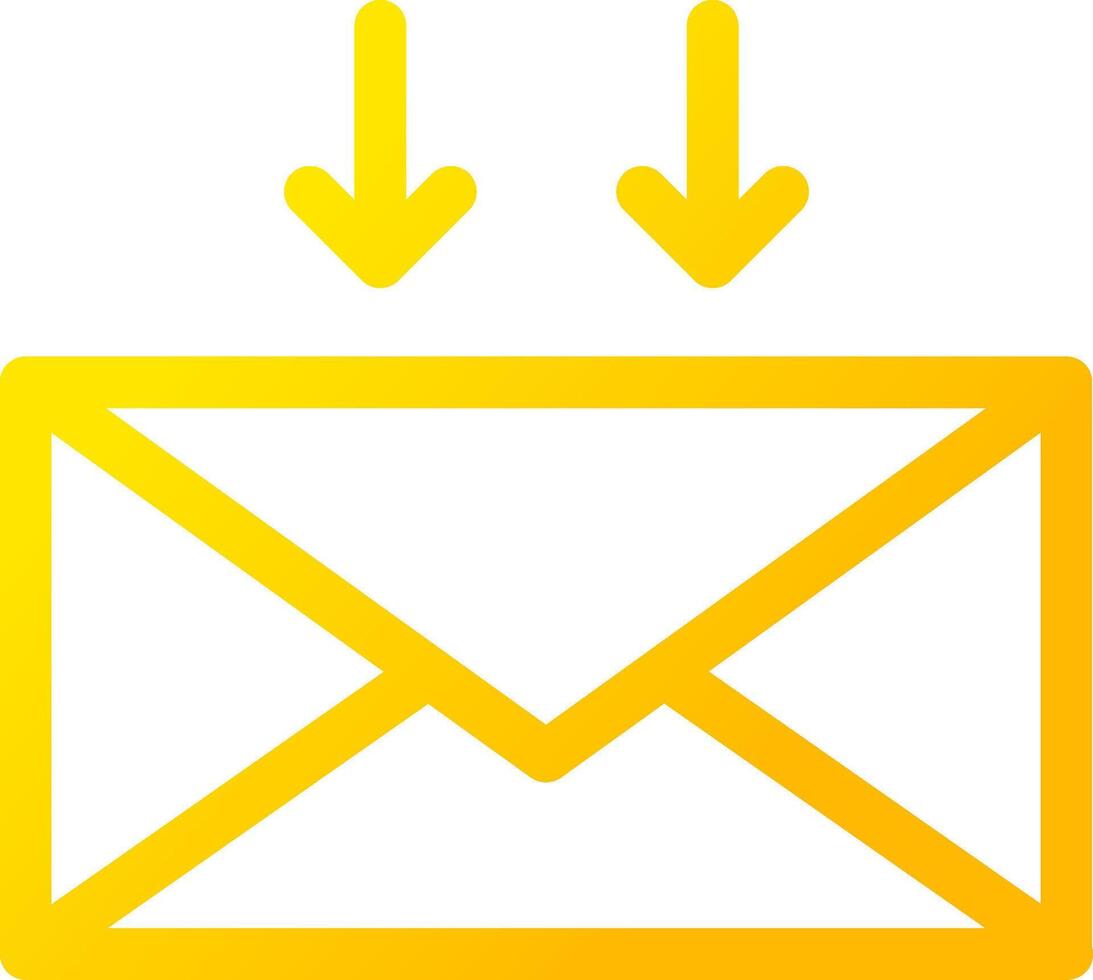 E-Mail kreatives Icon-Design vektor