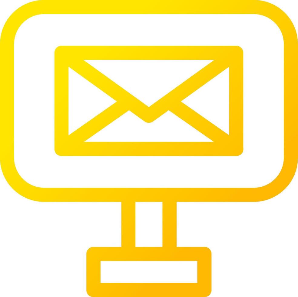 kreatives Icon-Design für digitale E-Mails vektor