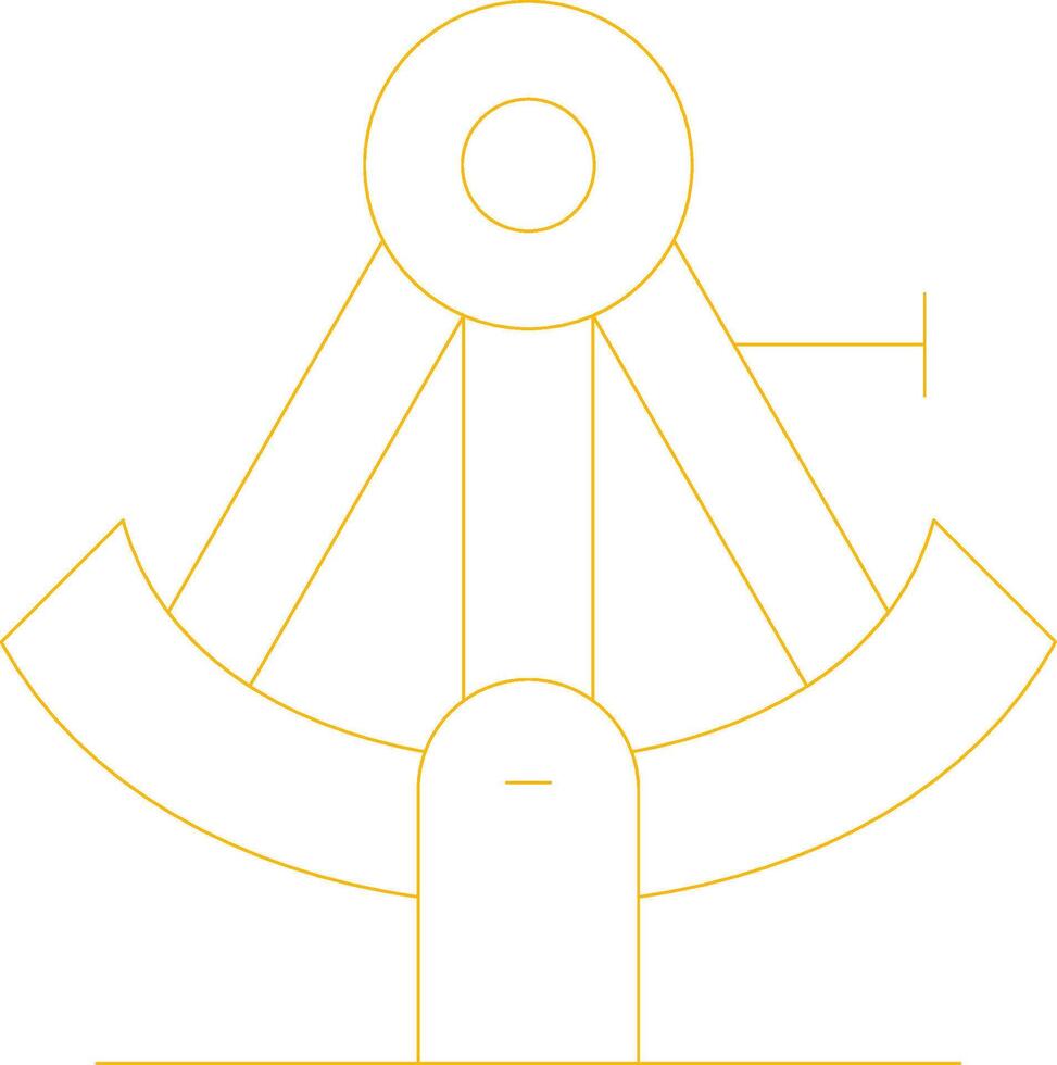 astrolabium kreativ ikon design vektor