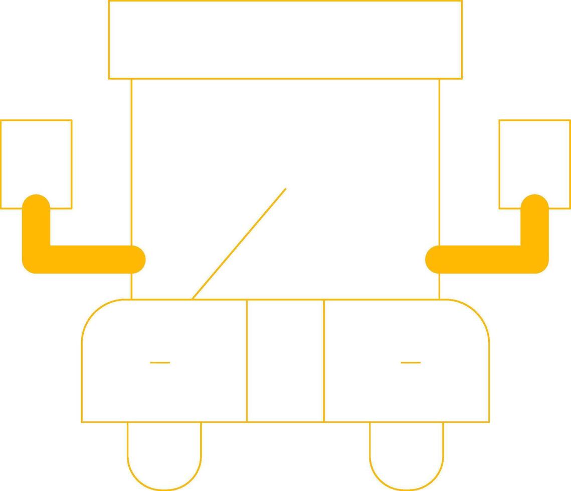 Schulbus kreatives Icon-Design vektor