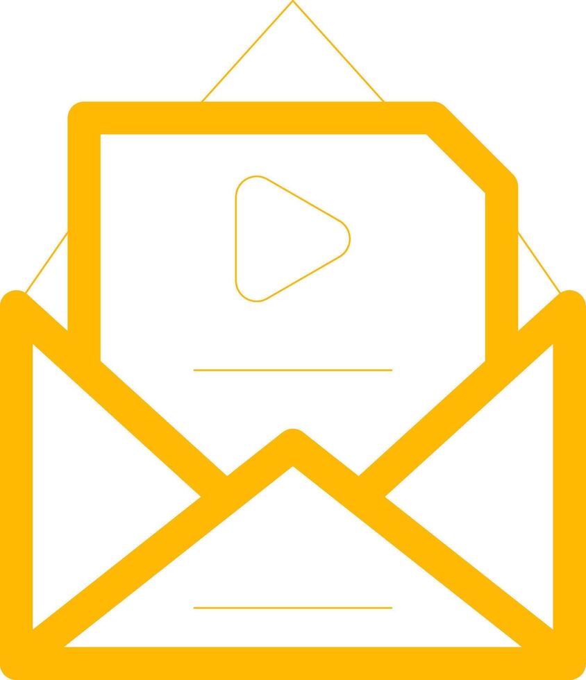 E-Mail-Werbung kreatives Icon-Design vektor