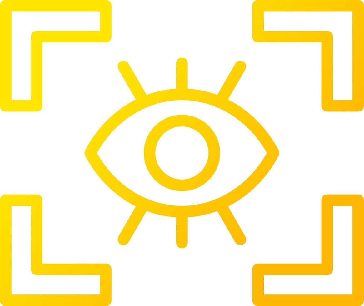 Auge kreatives Icon-Design vektor