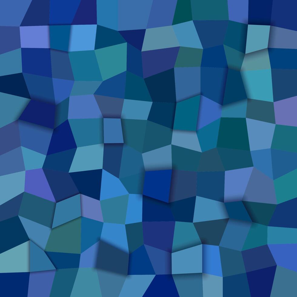 blå abstrakt 3d polygonal bakgrund från rektanglar vektor