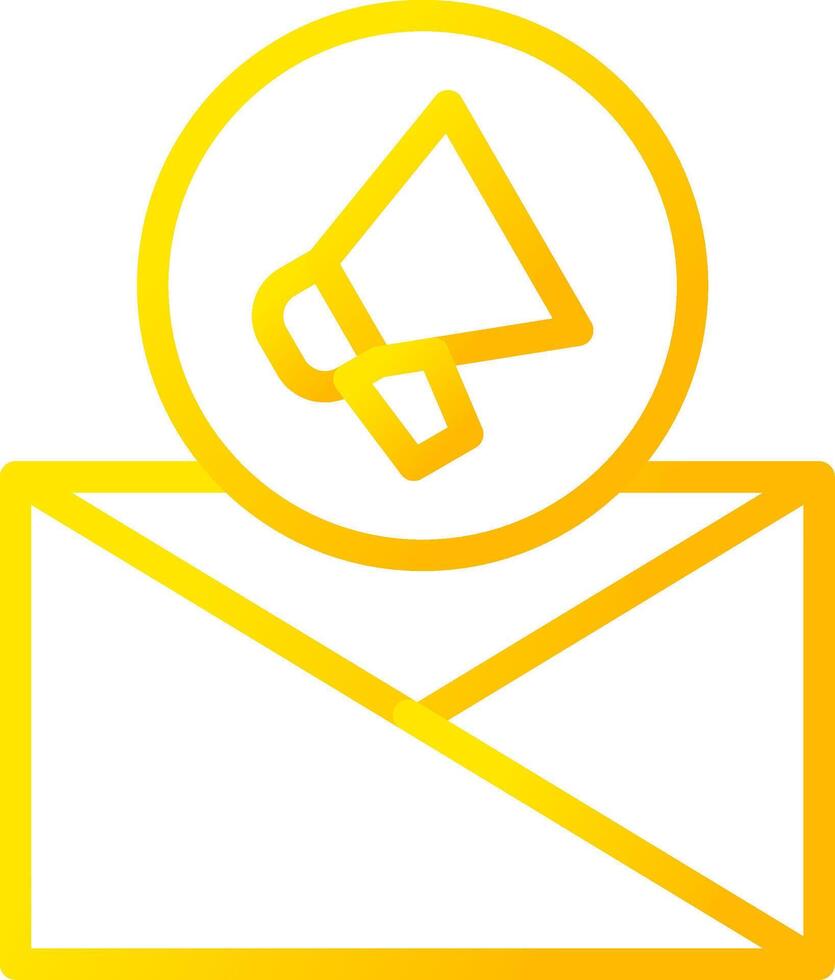 Email Marketing kreativ Symbol Design vektor