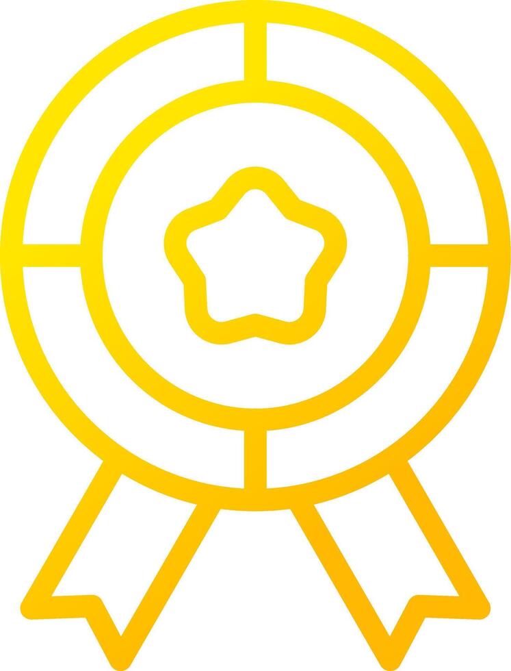 Medaille vergeben kreativ Symbol Design vektor