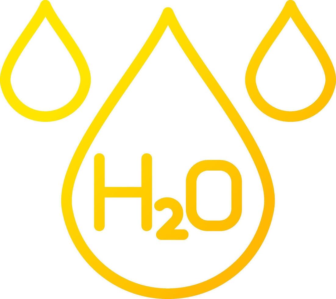 h2O kreativ ikon design vektor