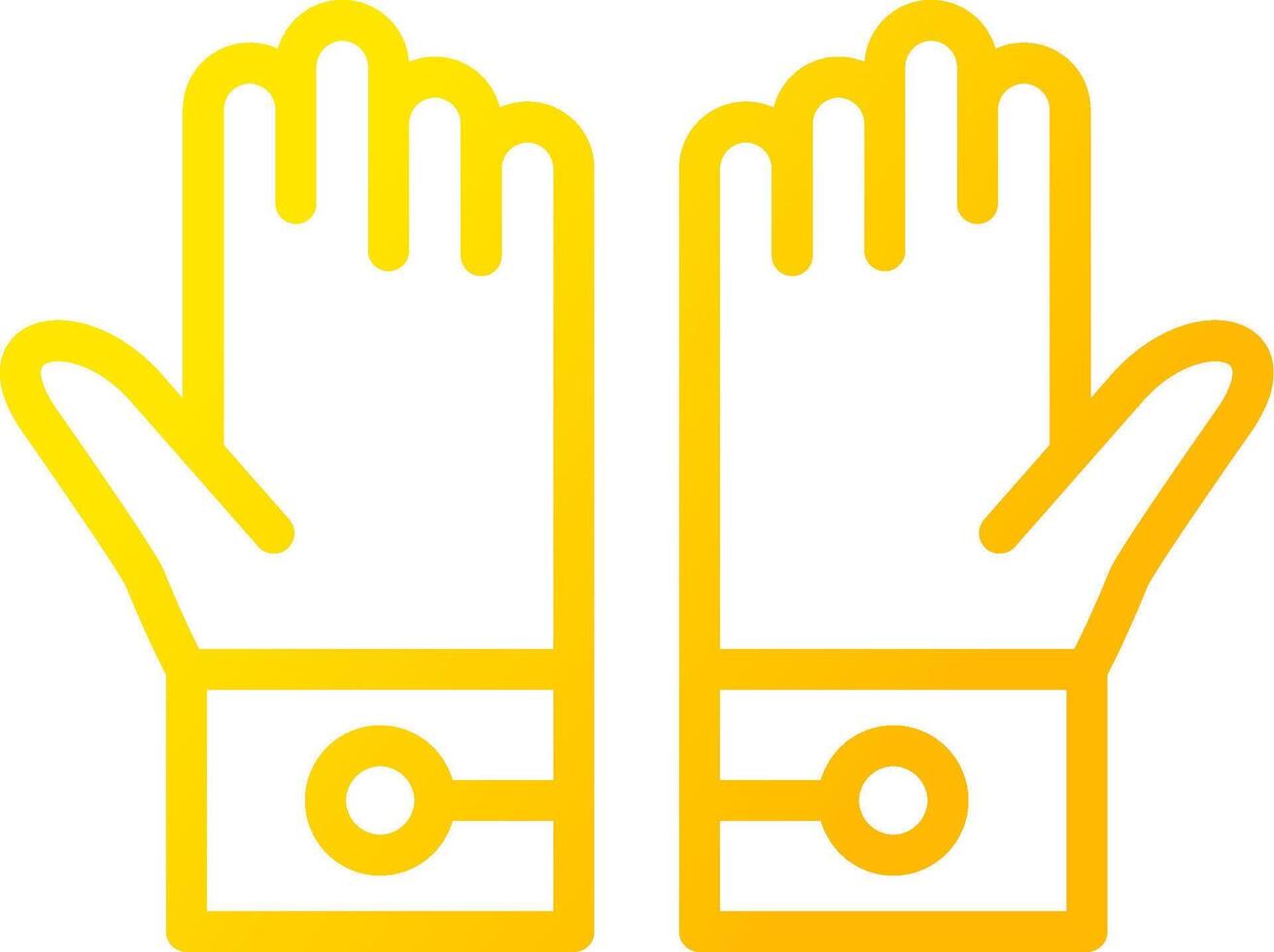 Latex Handschuhe kreativ Symbol Design vektor
