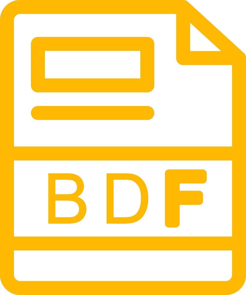 bdf kreativ ikon design vektor