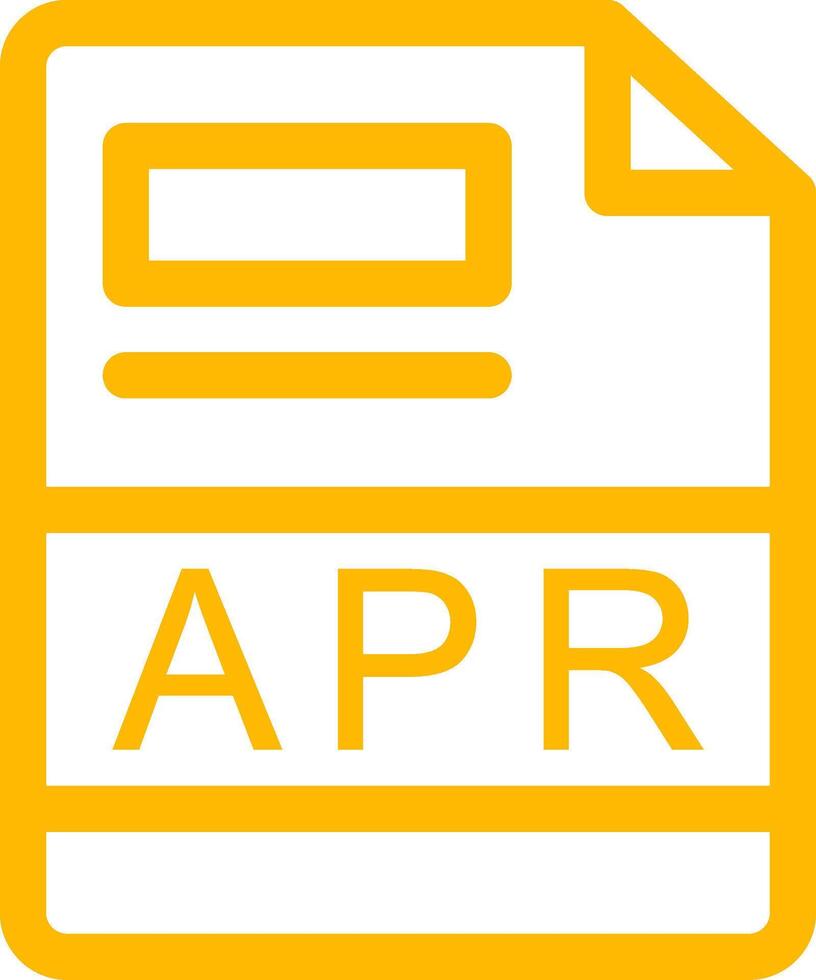 apr kreativ Symbol Design vektor