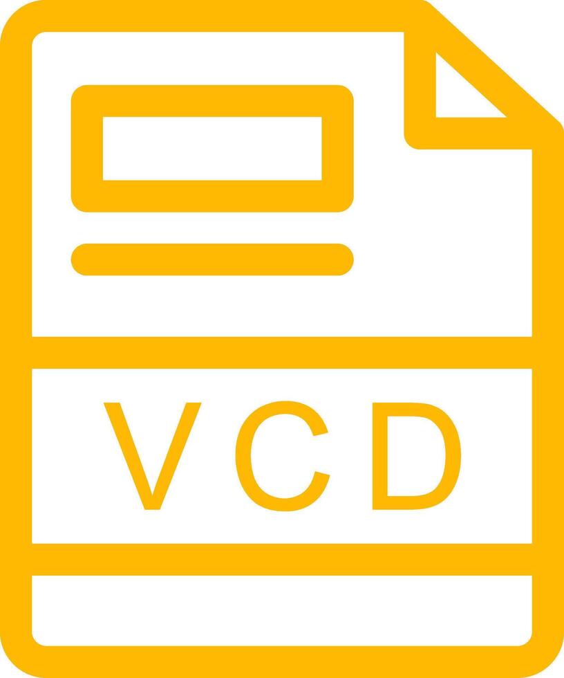 vcd kreativ ikon design vektor