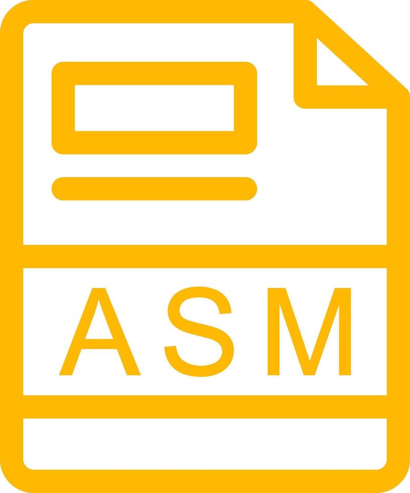 asm kreativ Symbol Design vektor