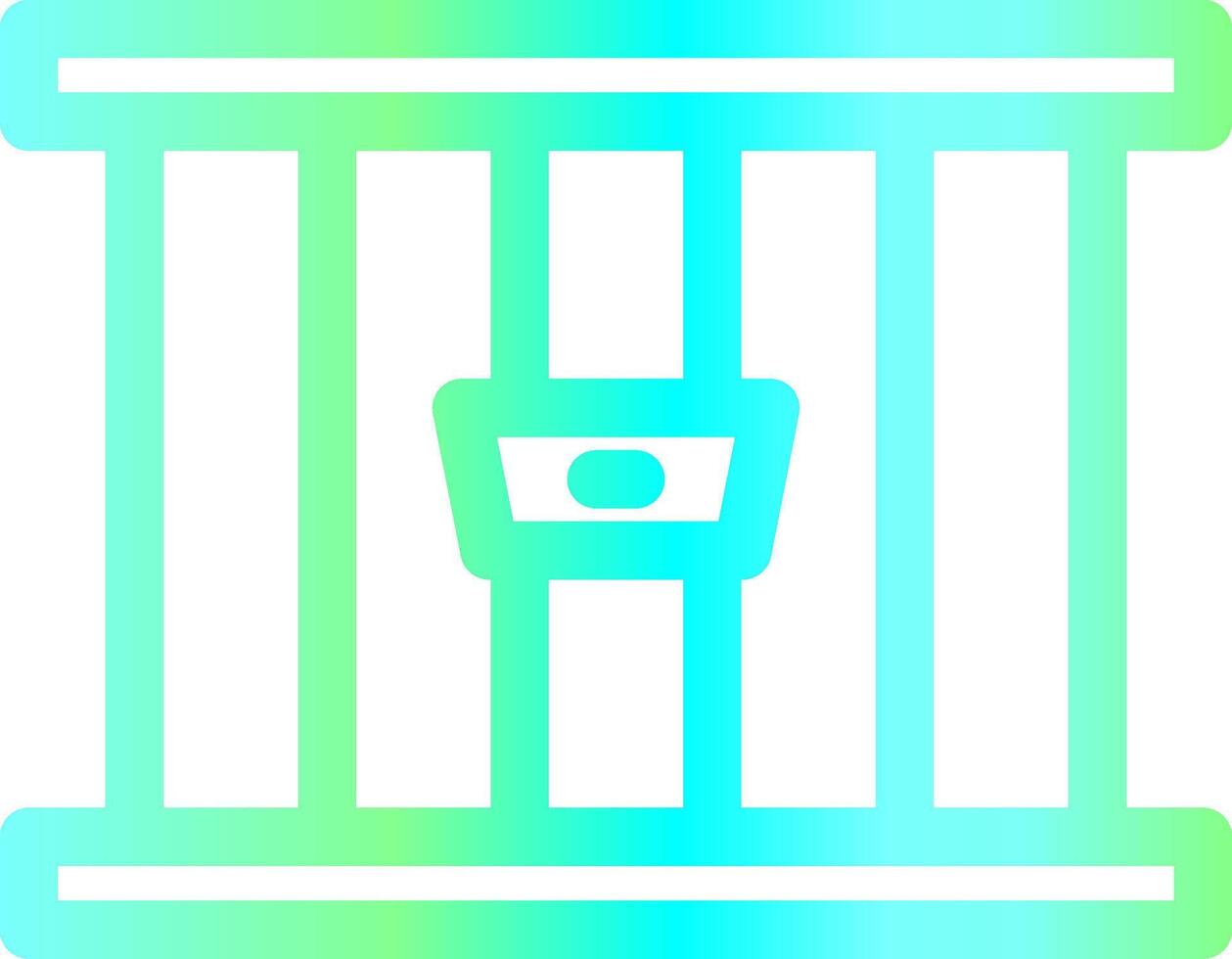 fängelse kreativ ikon design vektor