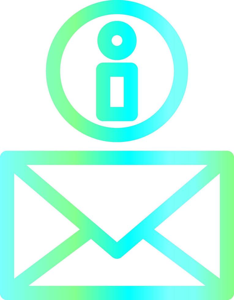 E-Mail kreatives Icon-Design vektor