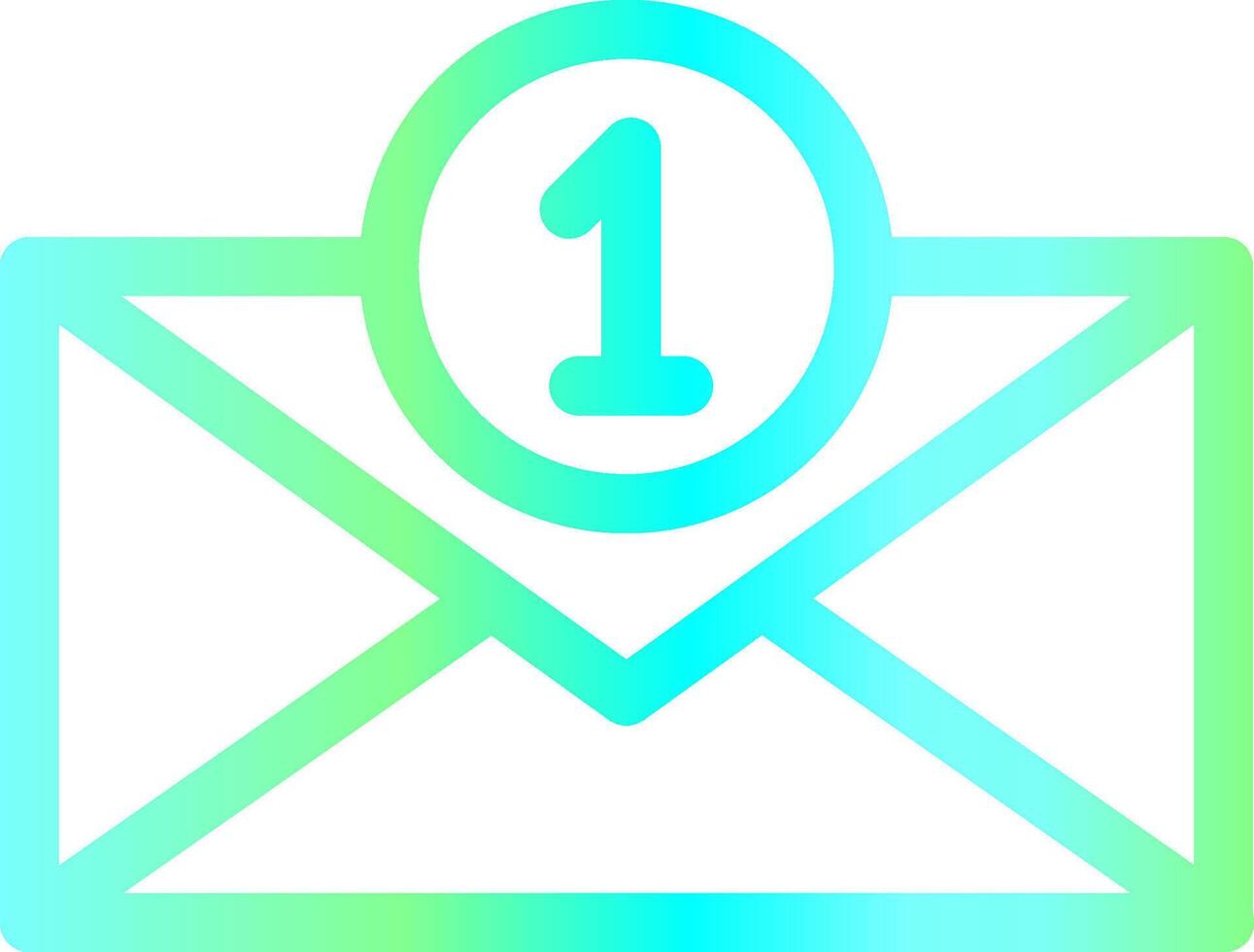 Neu Email kreativ Symbol Design vektor