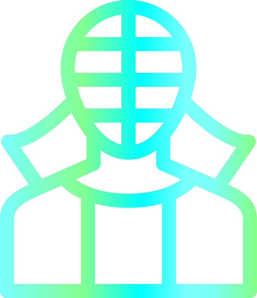 Kendo kreatives Icon-Design vektor