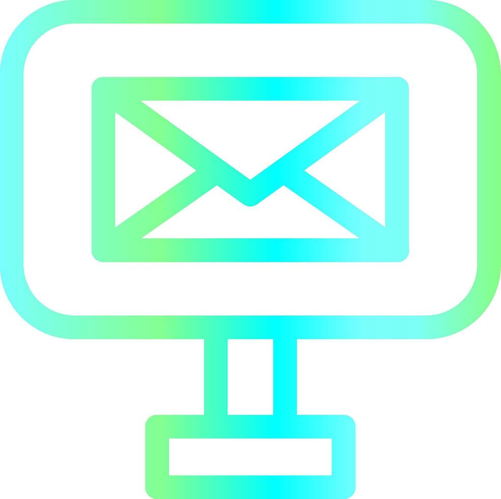 kreatives Icon-Design für digitale E-Mails vektor