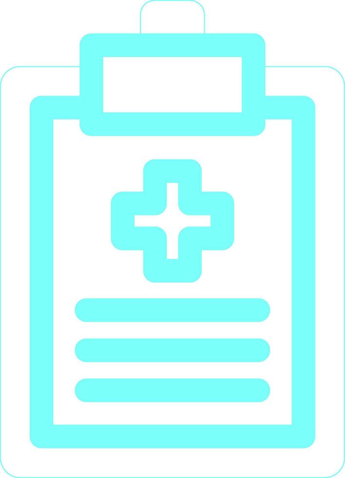 Gesundheitsbericht kreatives Icon-Design vektor