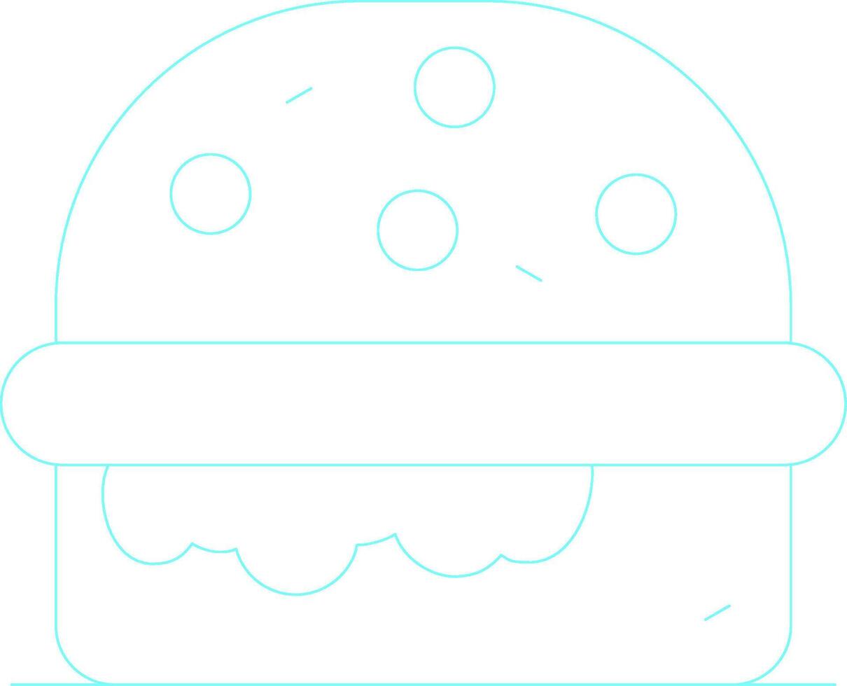 Burger kreatives Icon-Design vektor