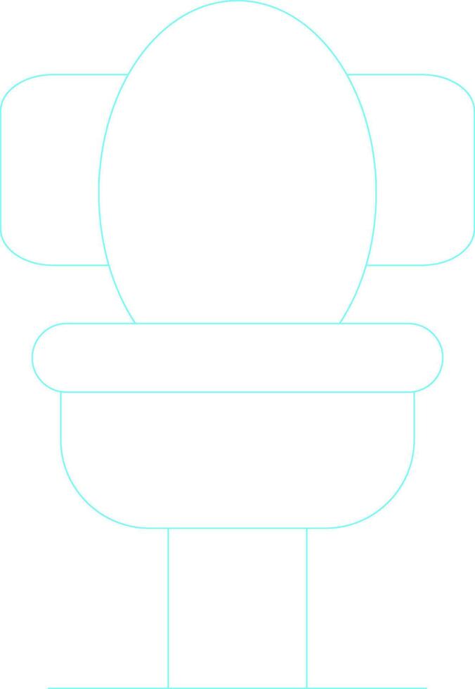 Toilette kreatives Icon-Design vektor