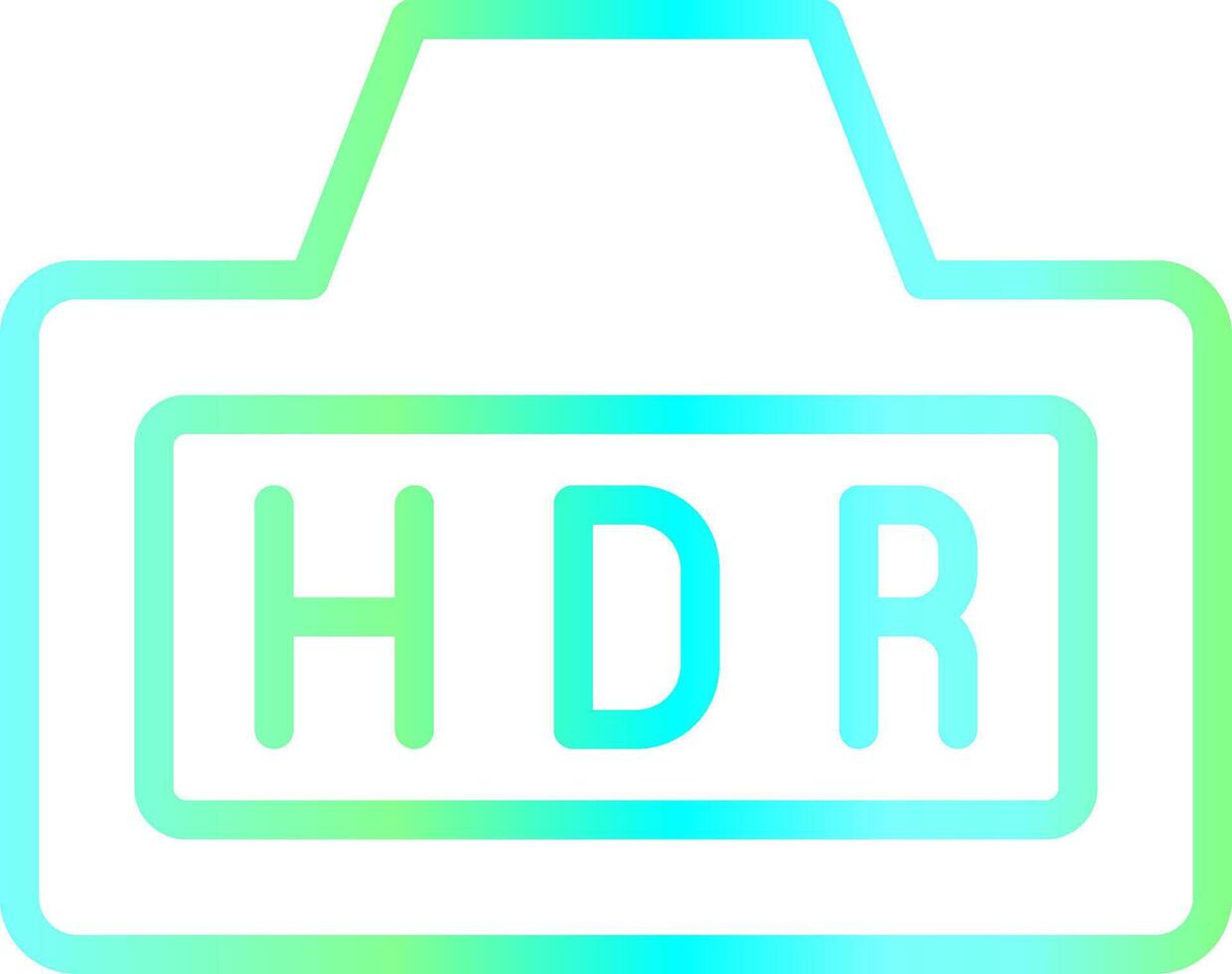 hdr kreativ ikon design vektor