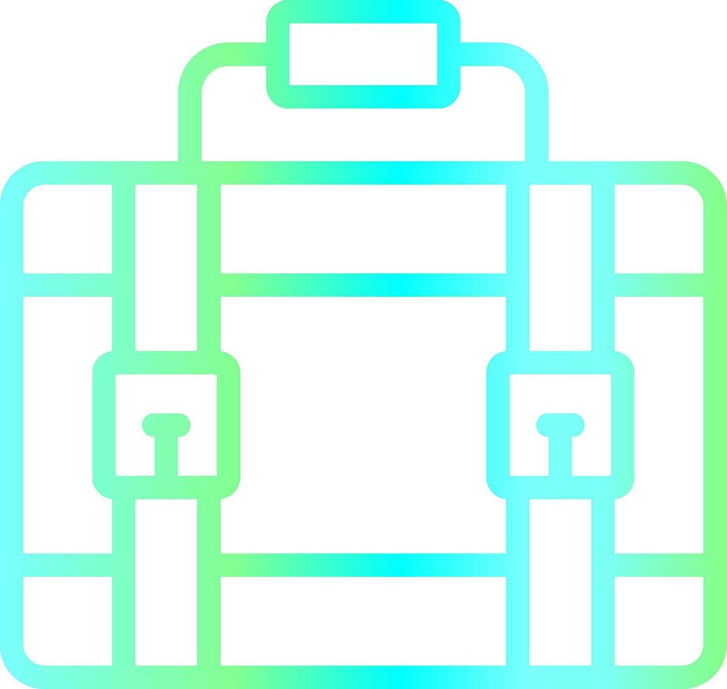 Koffer kreatives Icon-Design vektor