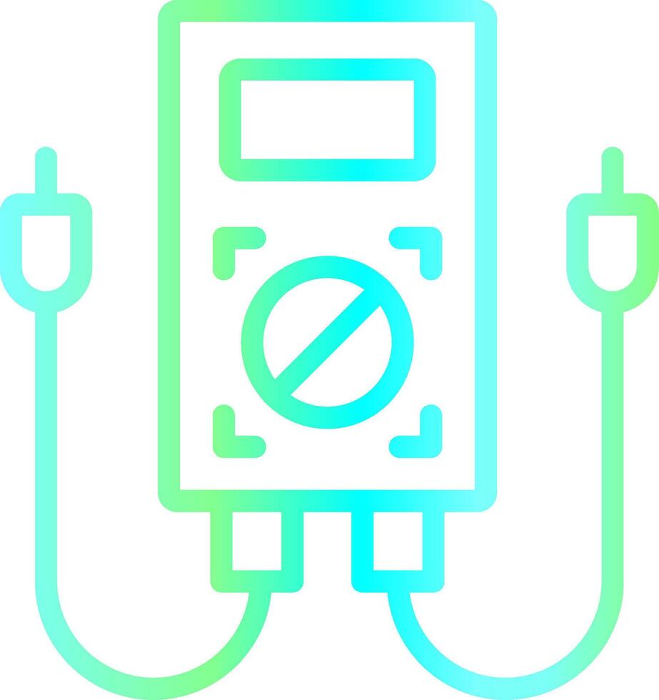 Multimeter kreatives Icon-Design vektor