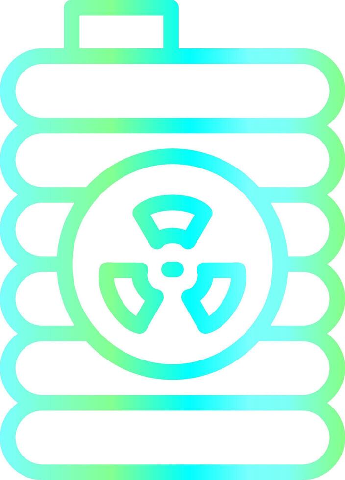 nukleares kreatives Icon-Design vektor
