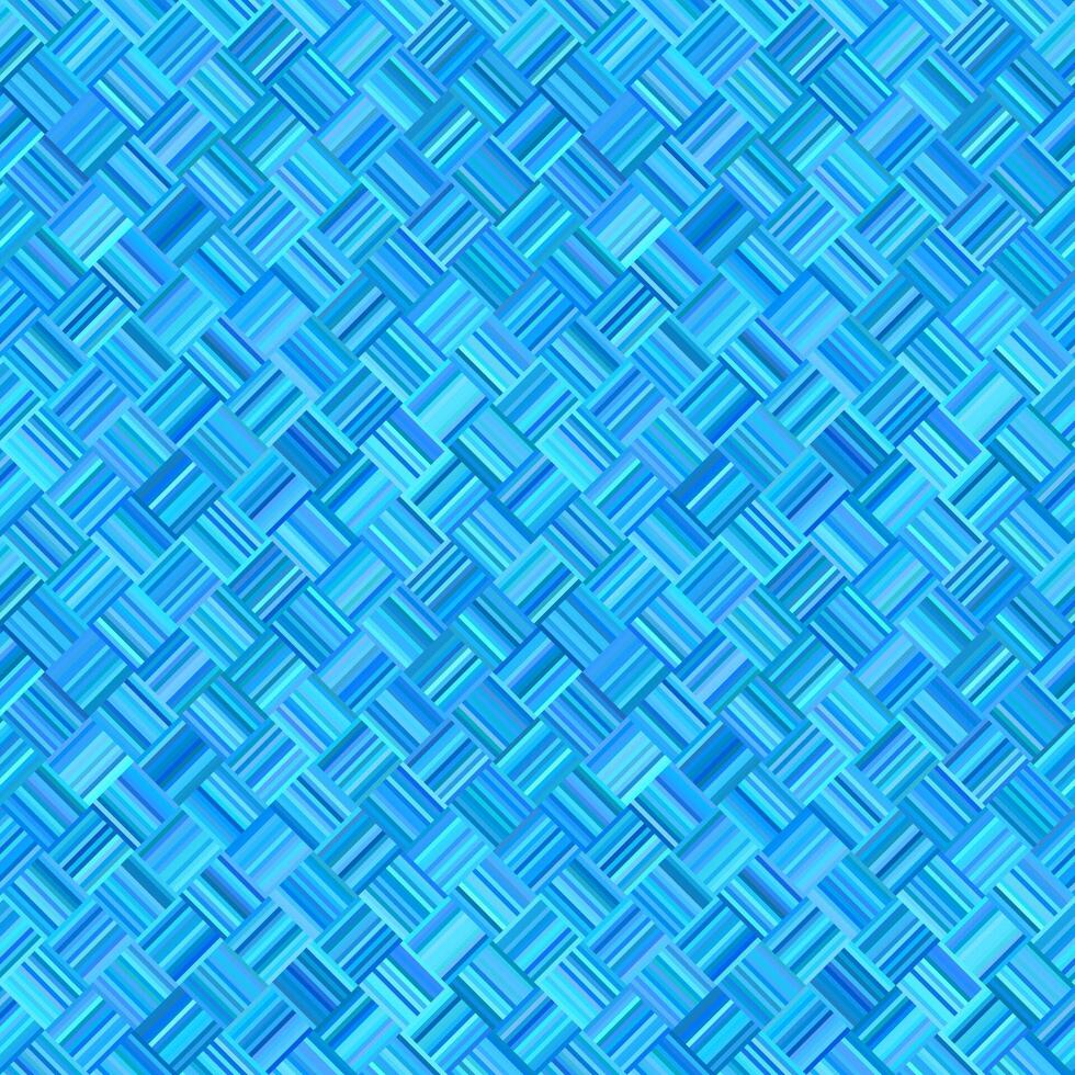 blå abstrakt sömlös diagonal rand mosaik- mönster bakgrund - vektor golv grafisk design