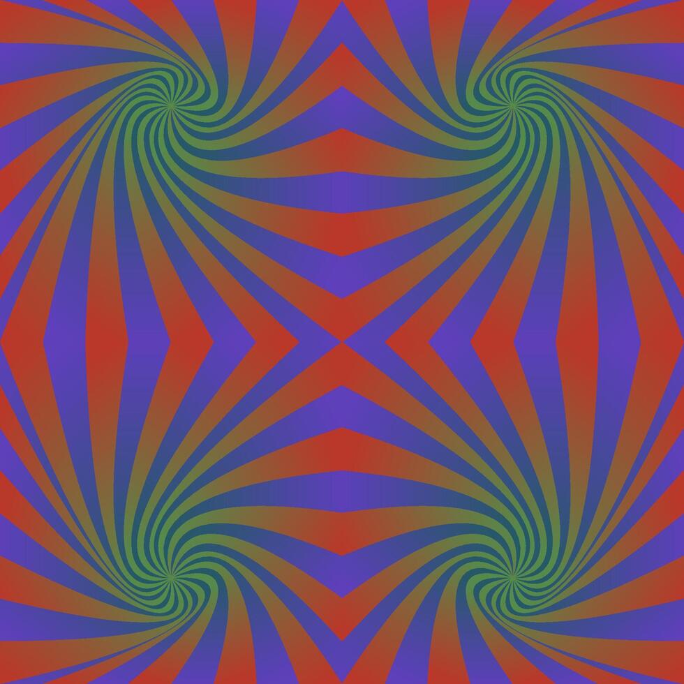 sömlös abstrakt hypnotisk virvla runt mönster design bakgrund vektor