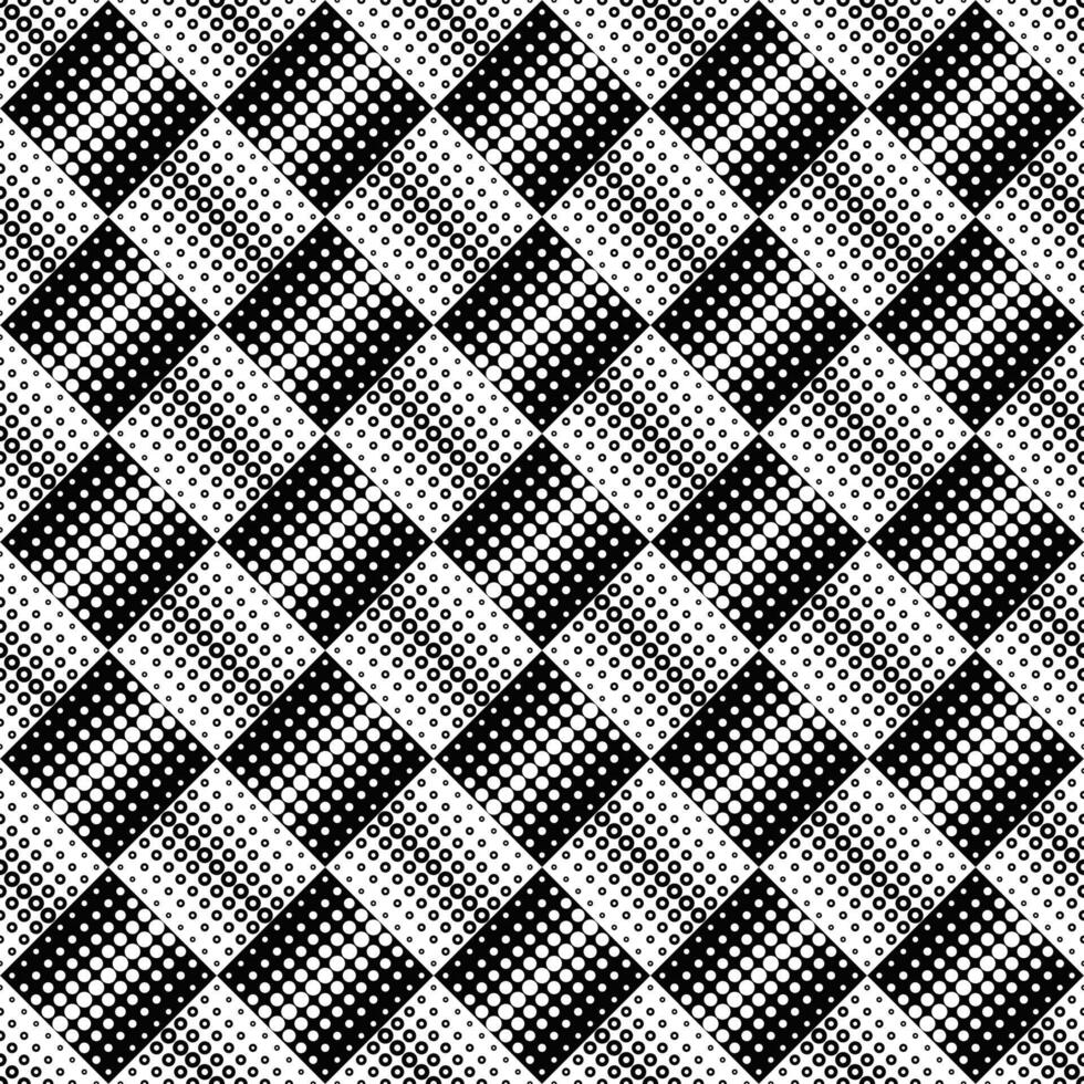 svartvit sömlös geometrisk cirkel mönster bakgrund - abstrakt svart och vit vektor grafisk design