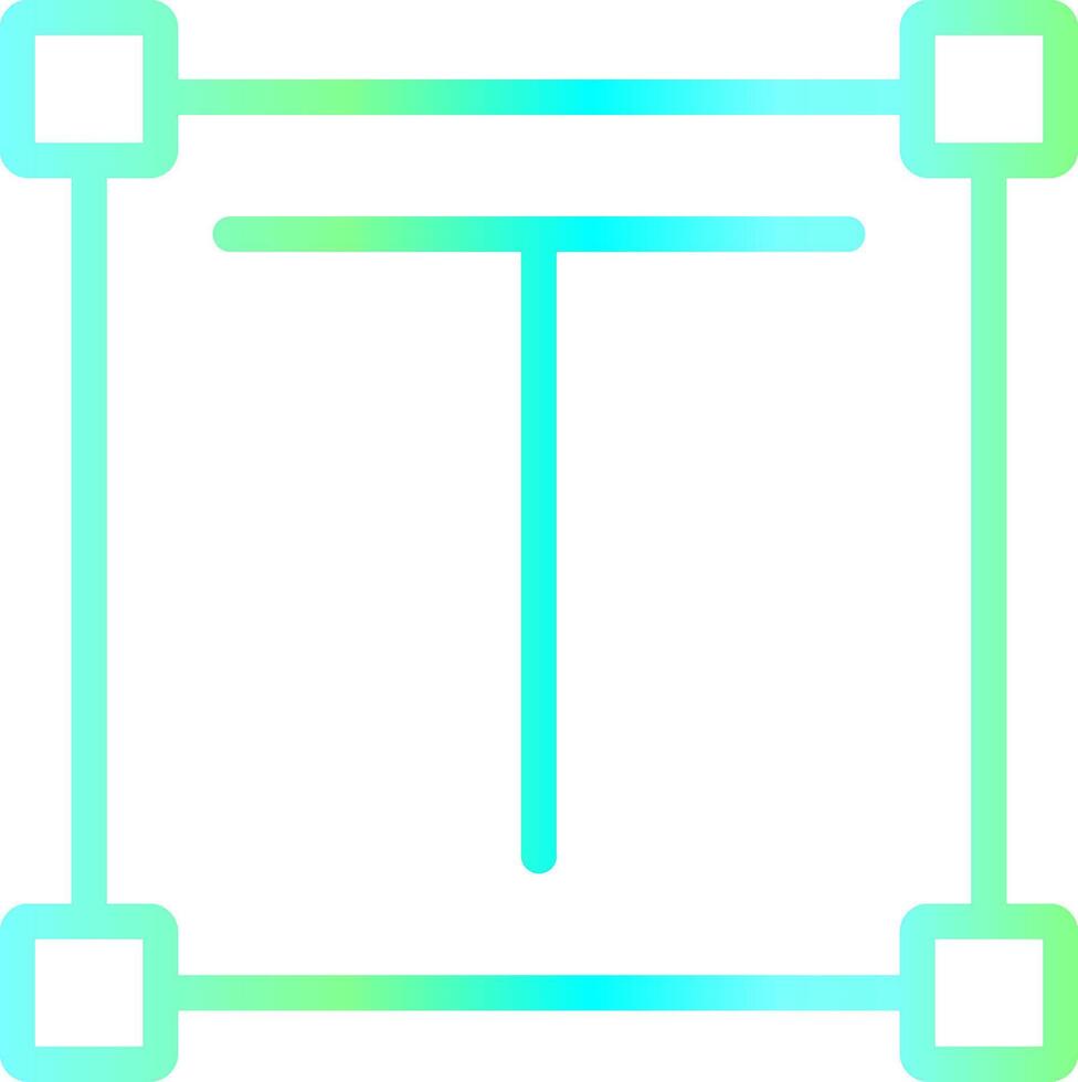 Textfeld kreatives Icon-Design vektor