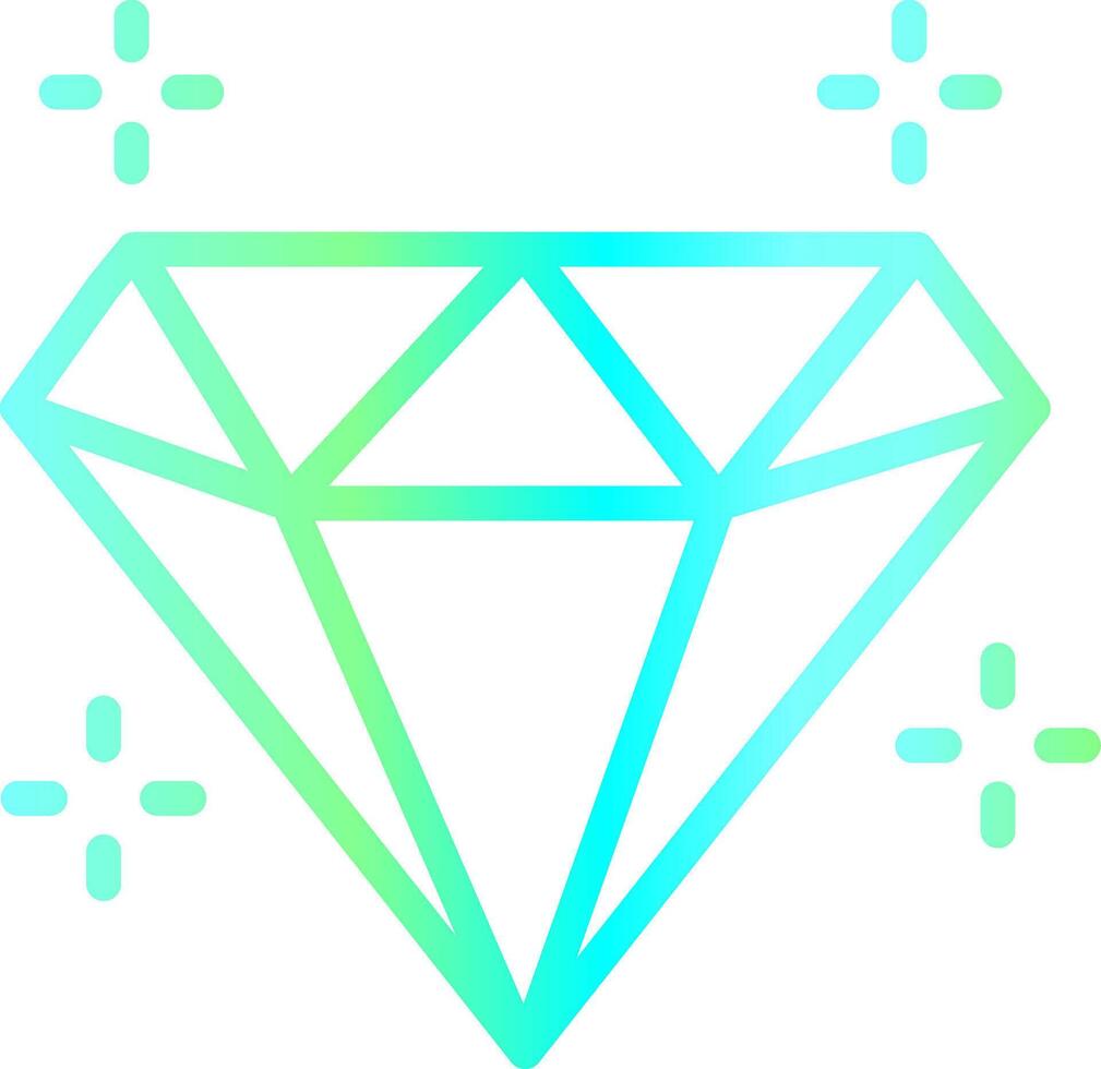 Diamant kreatives Icon-Design vektor