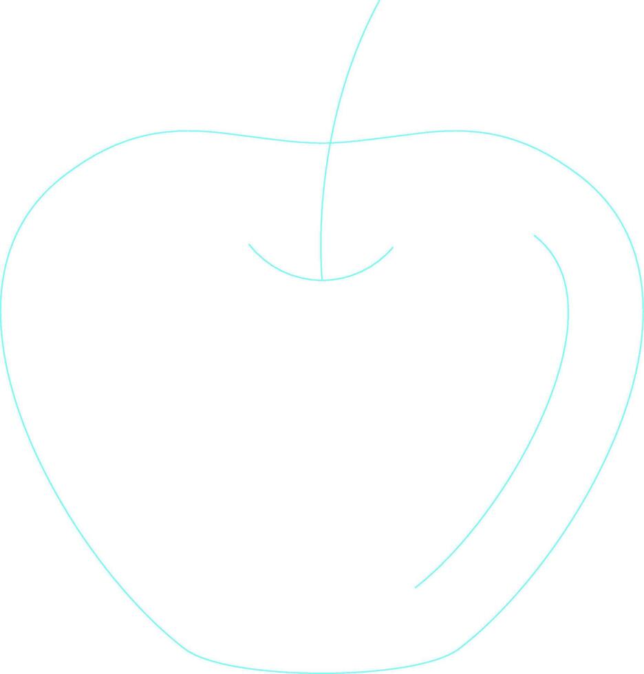äpplen kreativ ikon design vektor