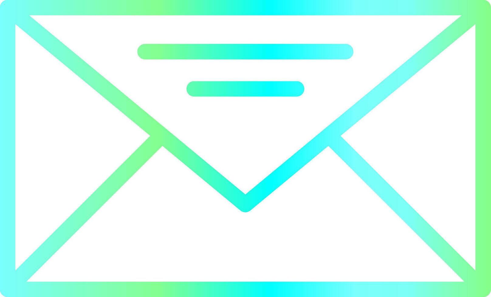 E-Mail kreatives Icon-Design vektor