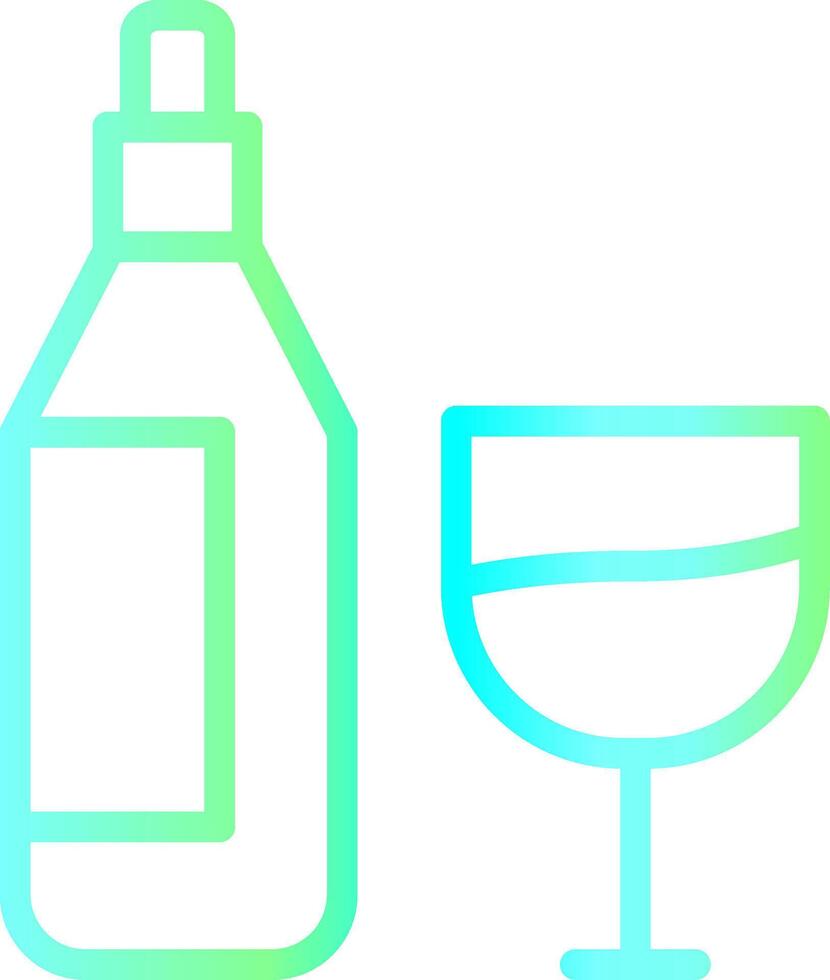 Wein kreatives Icon-Design vektor