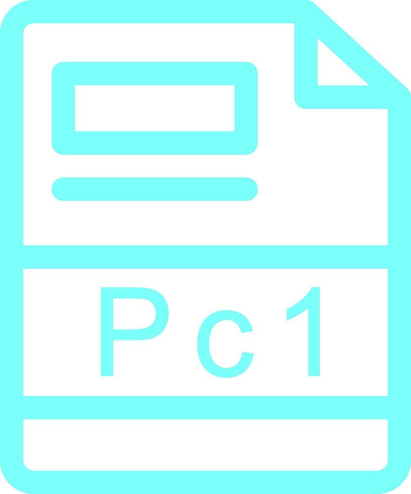 pc1 kreativ ikon design vektor
