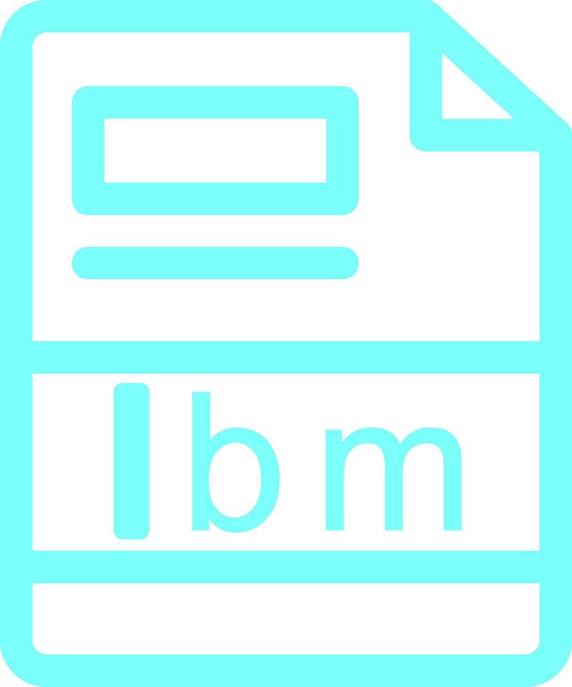 lbm kreativ Symbol Design vektor