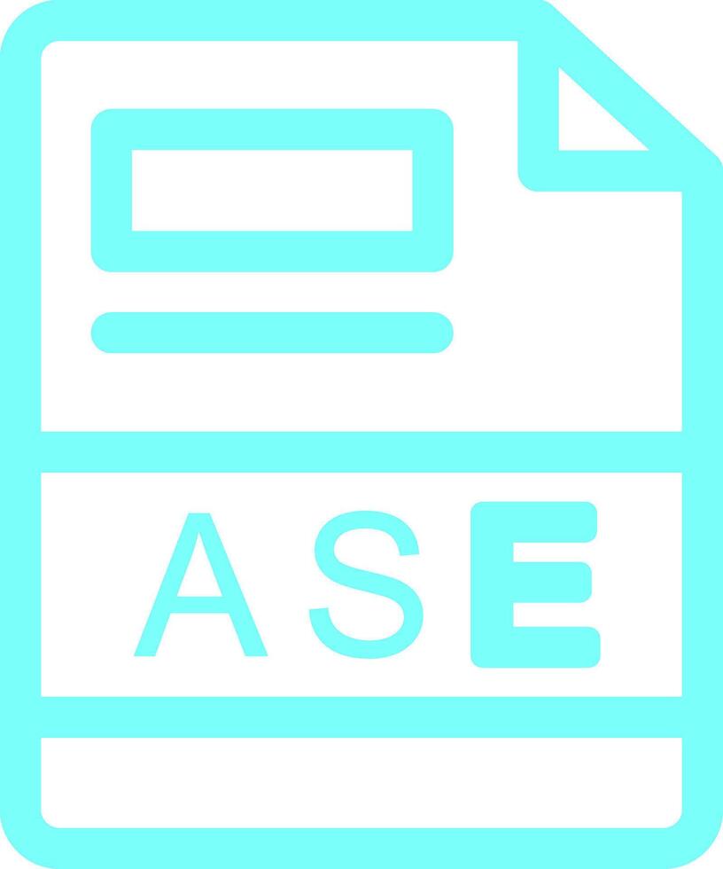 ase kreativ Symbol Design vektor