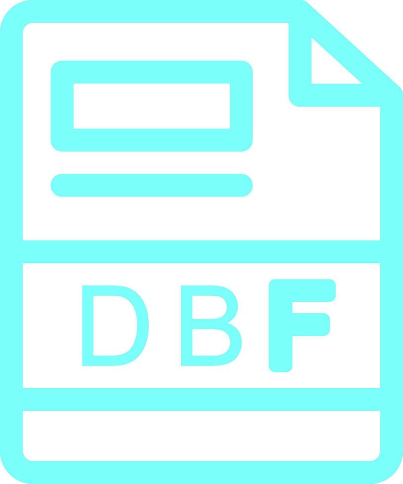 dbf kreativ Symbol Design vektor