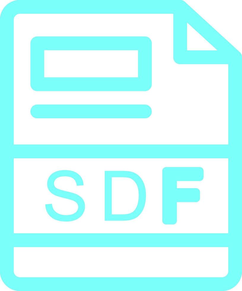 sdf kreativ ikon design vektor