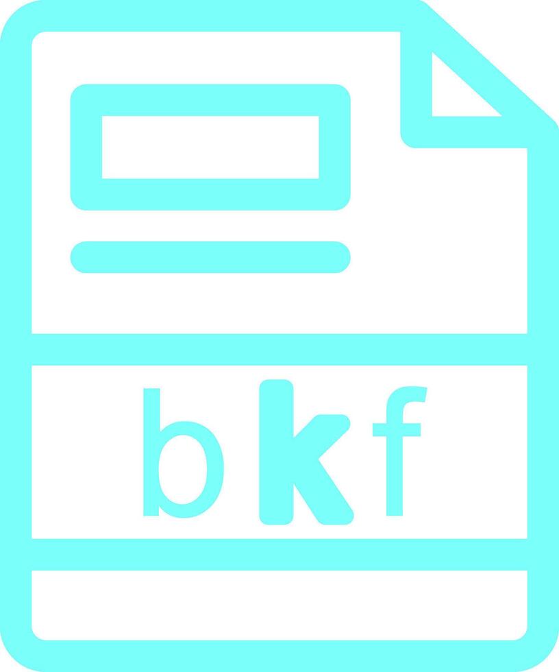 bkf kreativ ikon design vektor